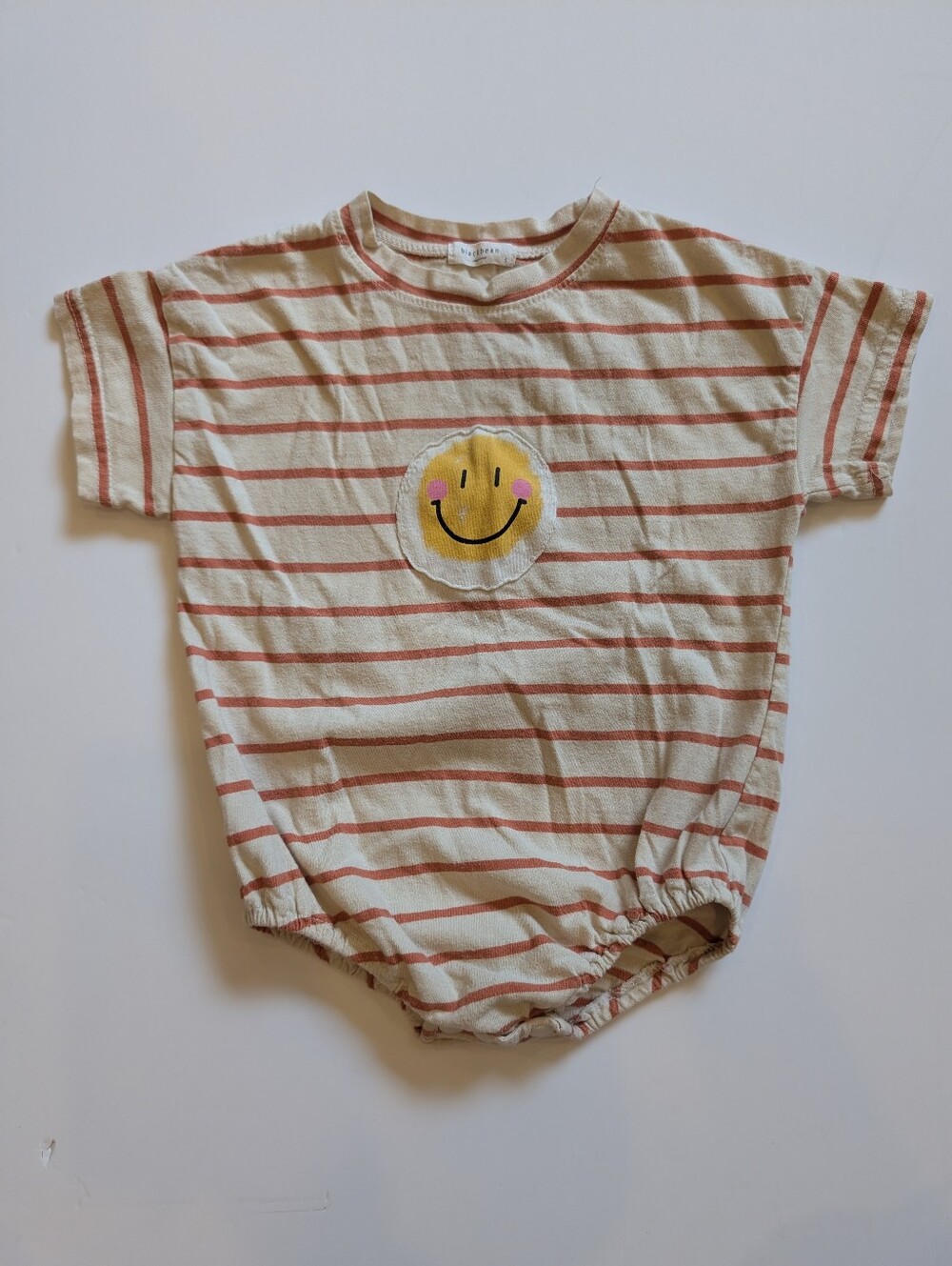 2/$15 💙 Blackbean Egg Striped Romper